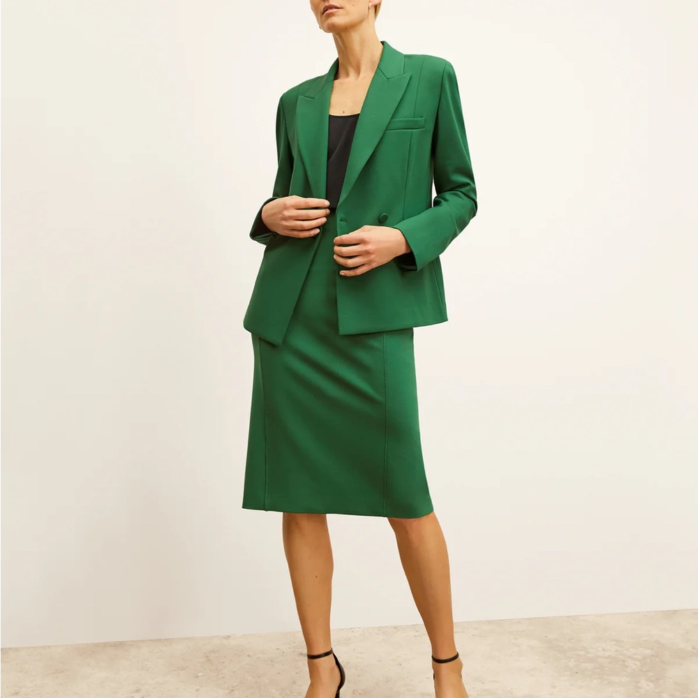 NWT MM LaFleur  Kenny Blazer - Butter Ponte